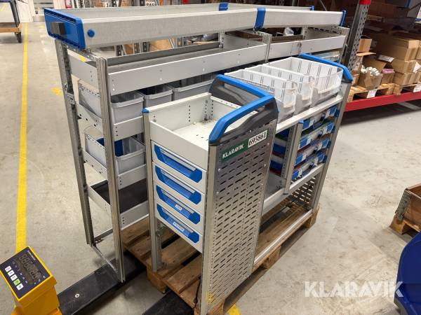 Inventar til kassebil Sortimo