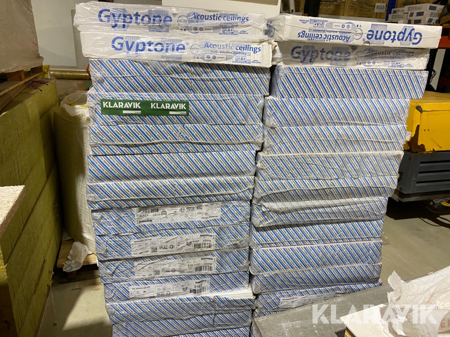 Gipsplader 45 m2 Knauf 12,5 x 60 x 60