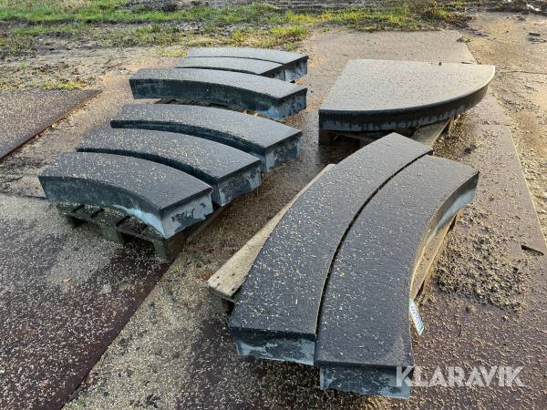 Trappetrin granit - 4 paller