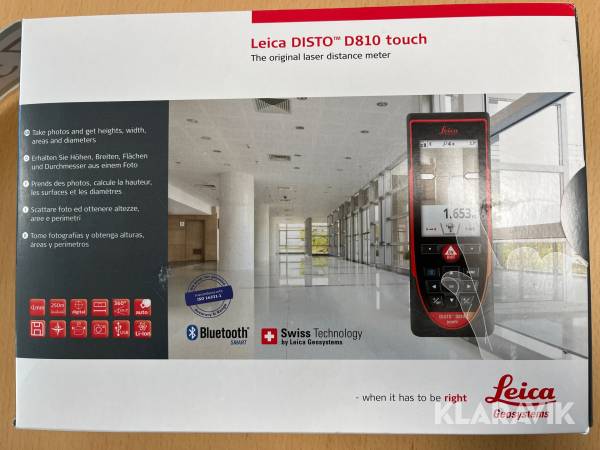 Laser afstandsmåler Leica Disto D810 Touch