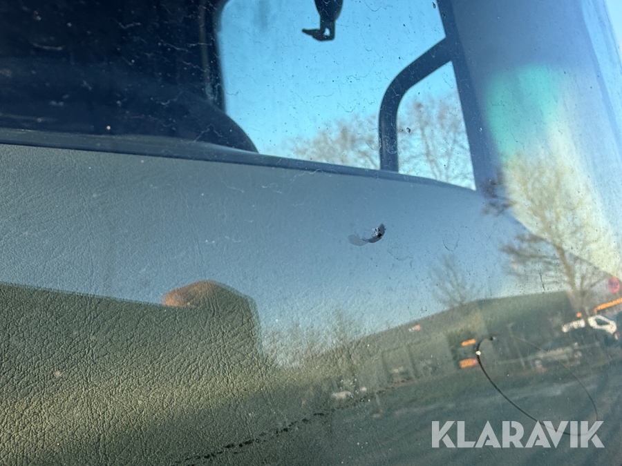 Renault lastbil – med skiftelad, lift og container Renault Midlum