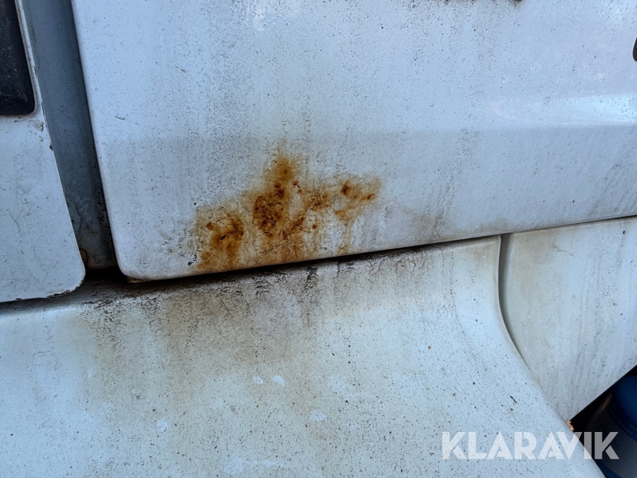 Renault lastbil – med skiftelad, lift og container Renault Midlum