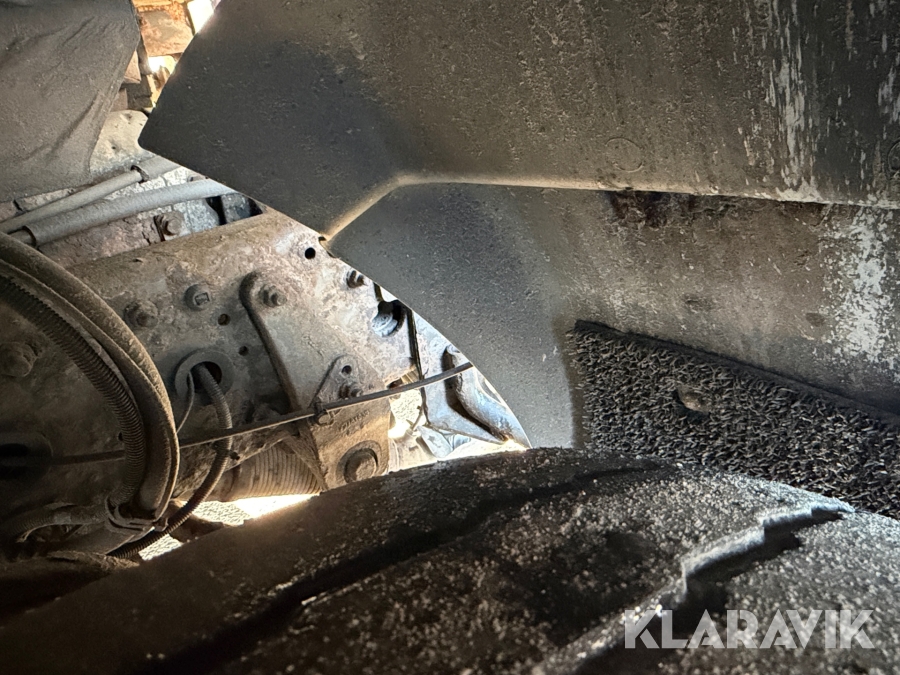 Renault lastbil – med skiftelad, lift og container Renault Midlum