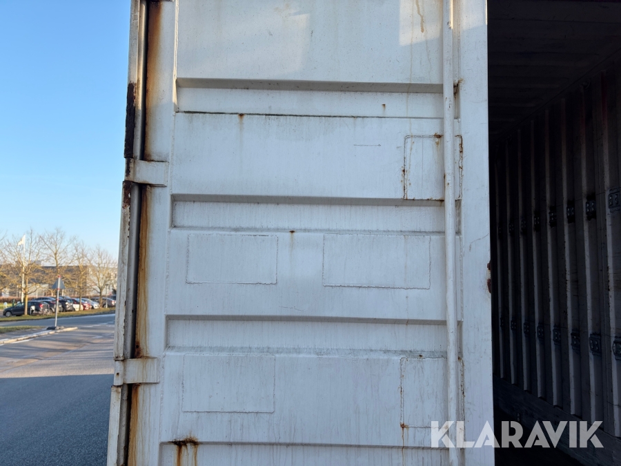 Renault lastbil – med skiftelad, lift og container Renault Midlum