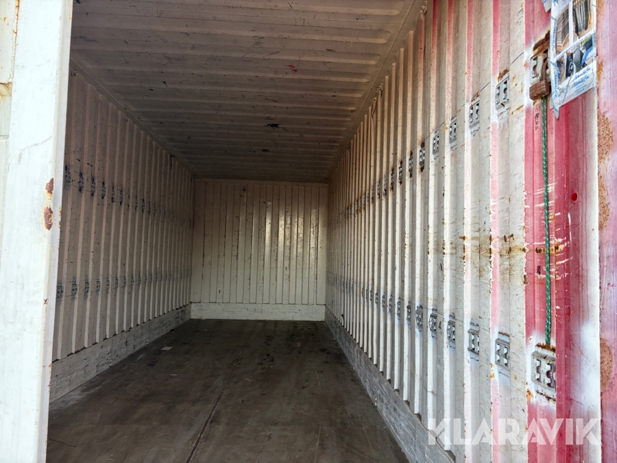 Renault lastbil – med skiftelad, lift og container Renault Midlum