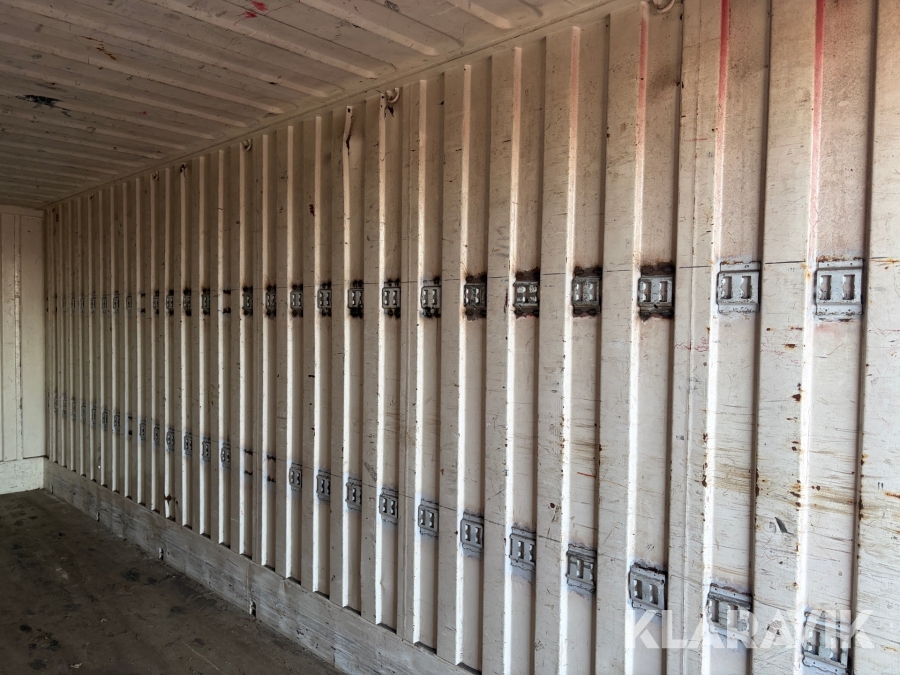 Renault lastbil – med skiftelad, lift og container Renault Midlum