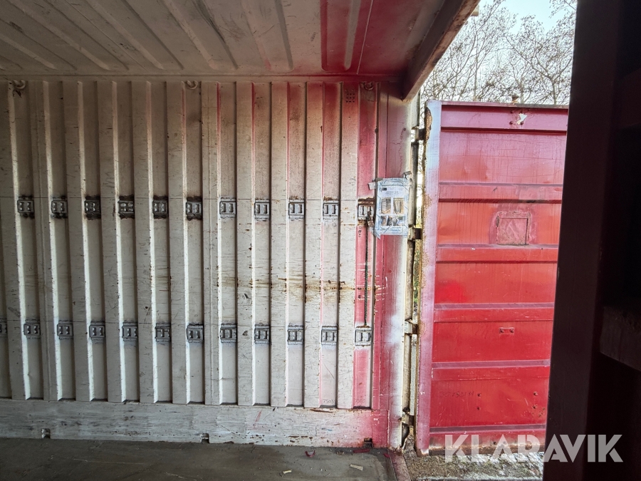 Renault lastbil – med skiftelad, lift og container Renault Midlum