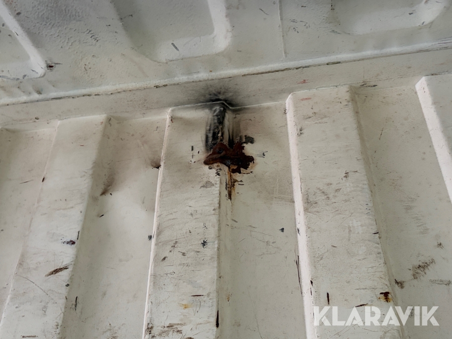 Renault lastbil – med skiftelad, lift og container Renault Midlum