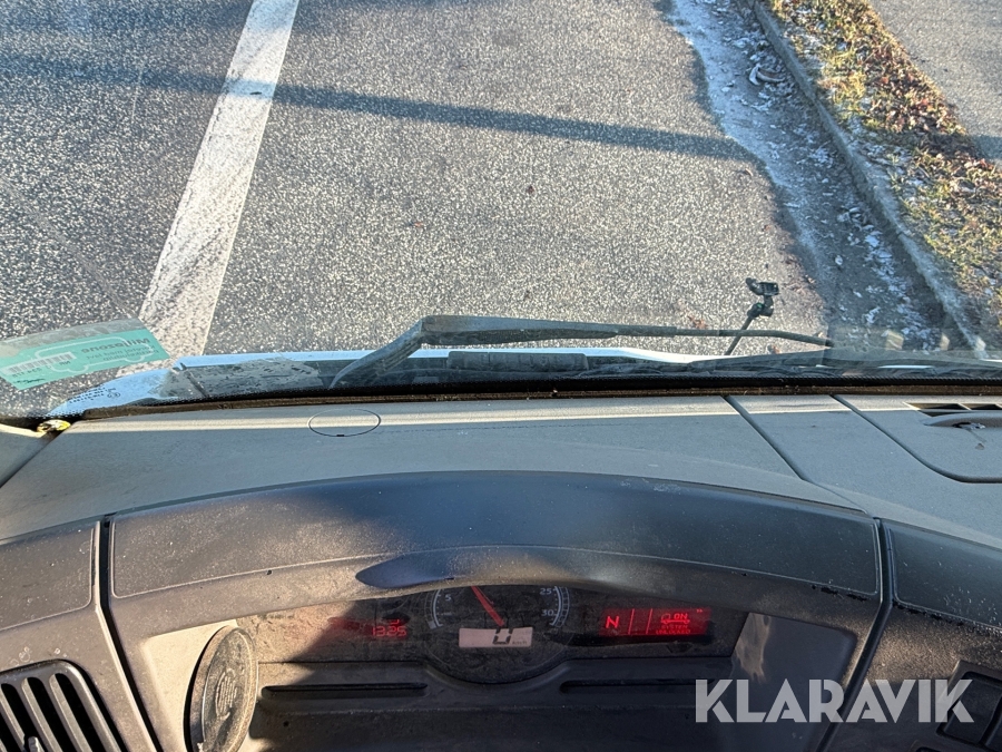 Renault lastbil – med skiftelad, lift og container Renault Midlum