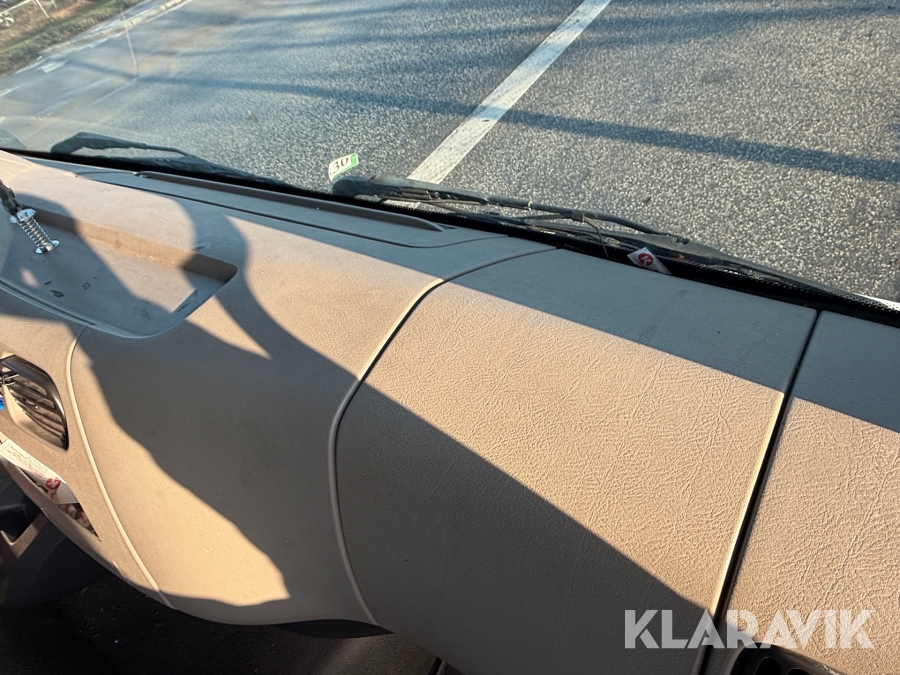 Renault lastbil – med skiftelad, lift og container Renault Midlum