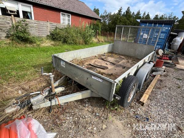 Maskin trailer Ifor Williams uden indhold