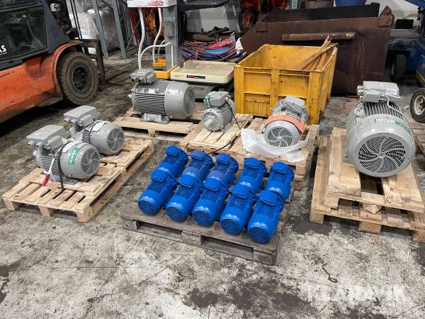 Stort Lot af elektriske motorer 16 styk