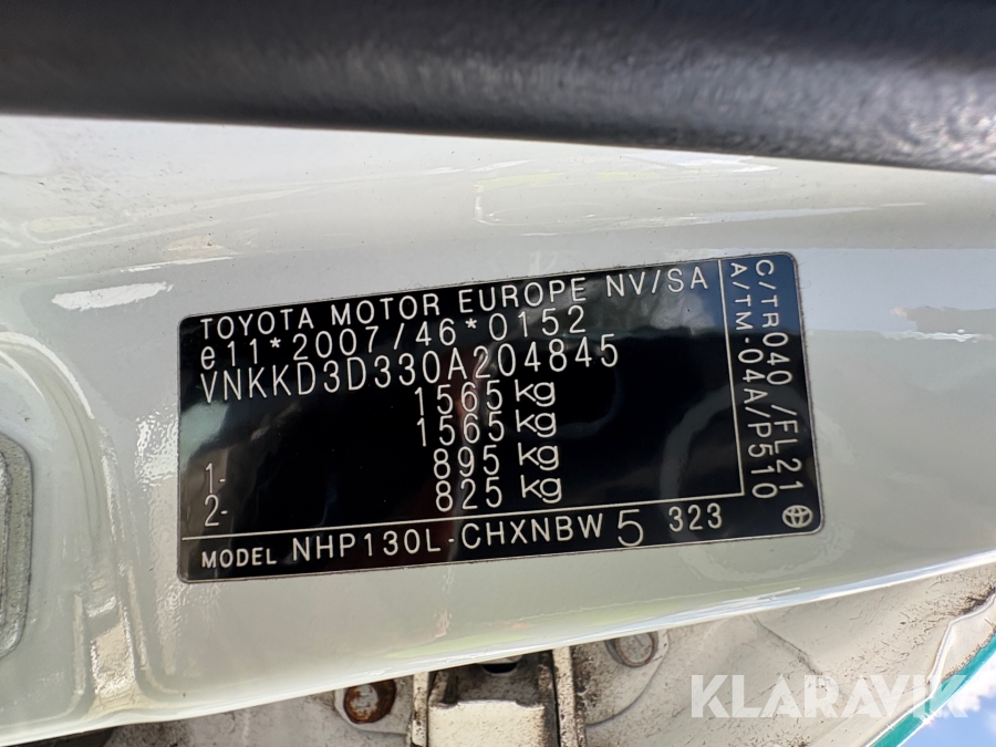 Varebil Toyota Yaris Van 1.5 Hybrid e-CVT