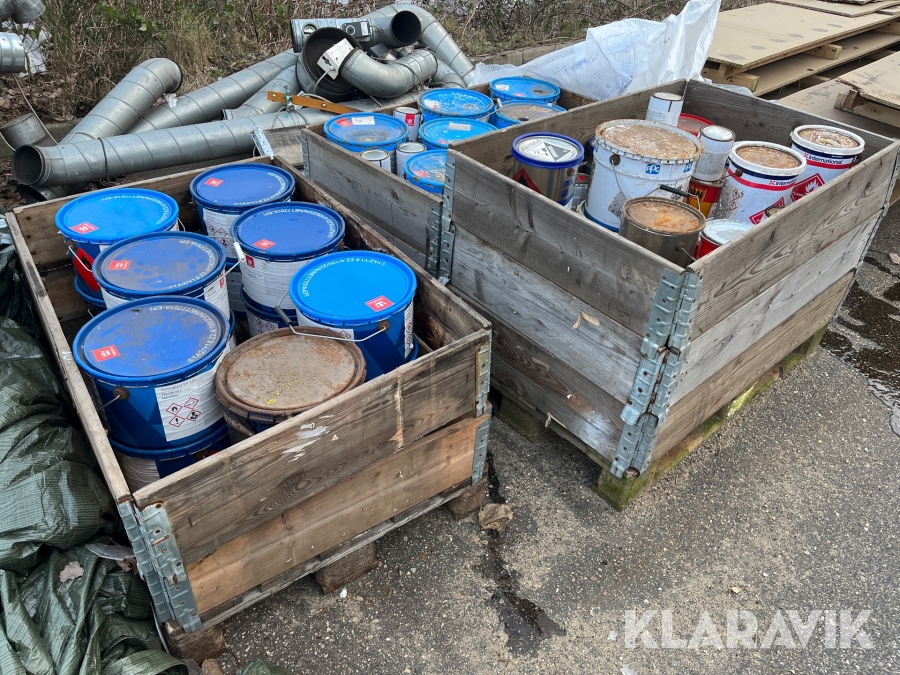 Industrimaling Diverse rester