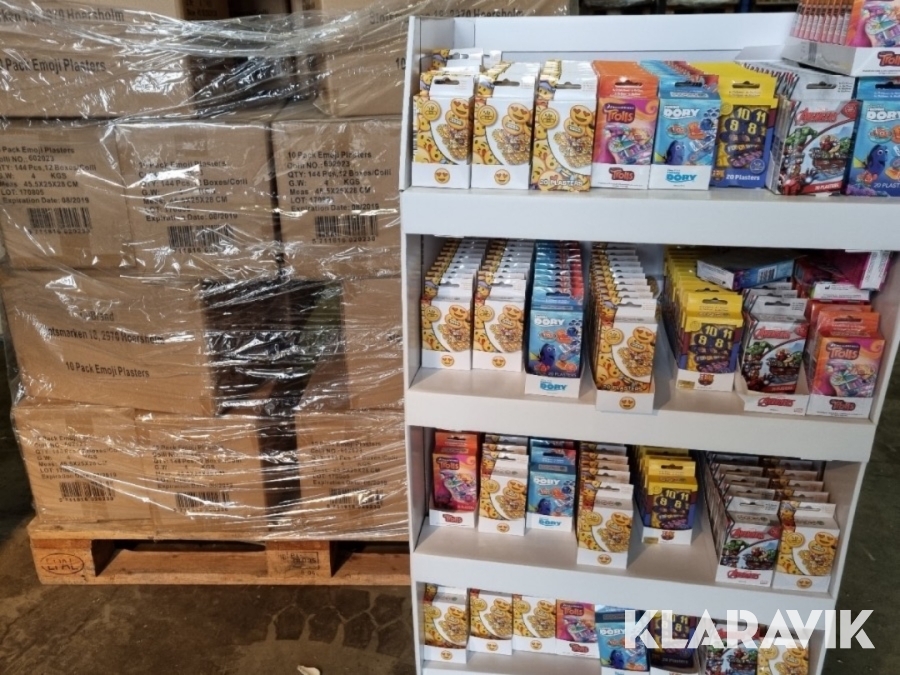 Børneplaster 10 kasser, Skive, Klaravik auktioner