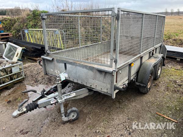 Boogietrailer Ifor Williams 2575kg - med bremser
