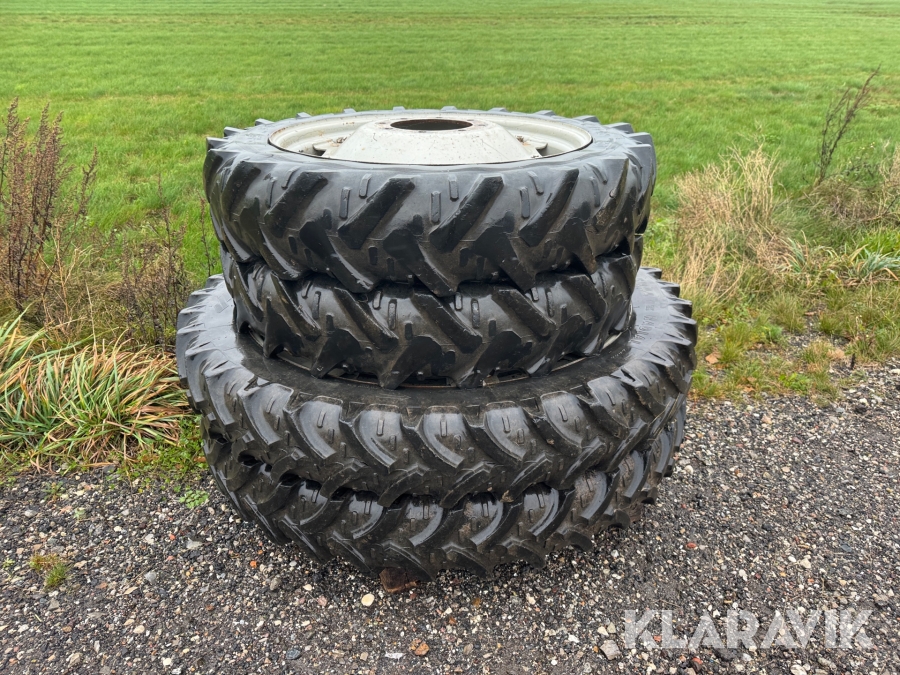 Landbrugsdæk Kleber Radial 4 styks - 2 små og 2 store