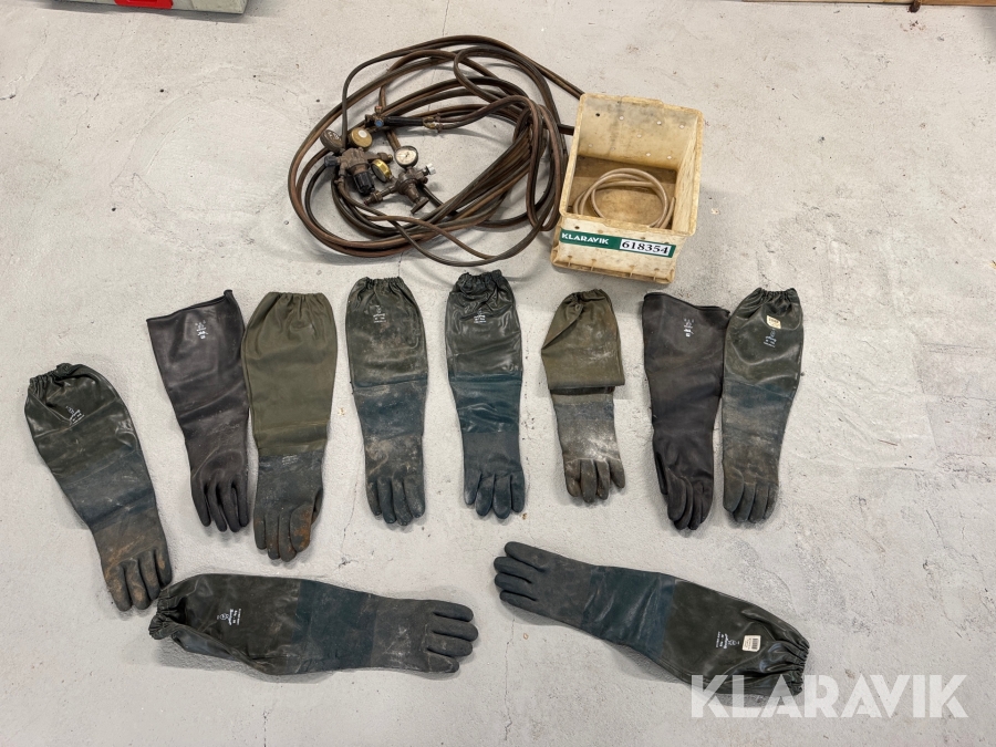 Handsker kemikalieresistente Svejseslange 10 styk