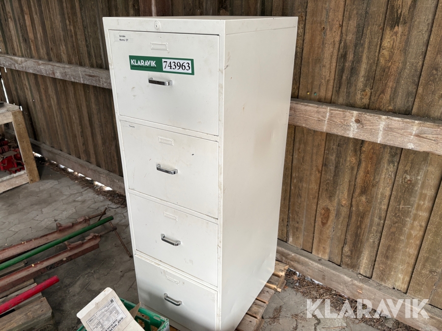 Arkivskab med o-ringe