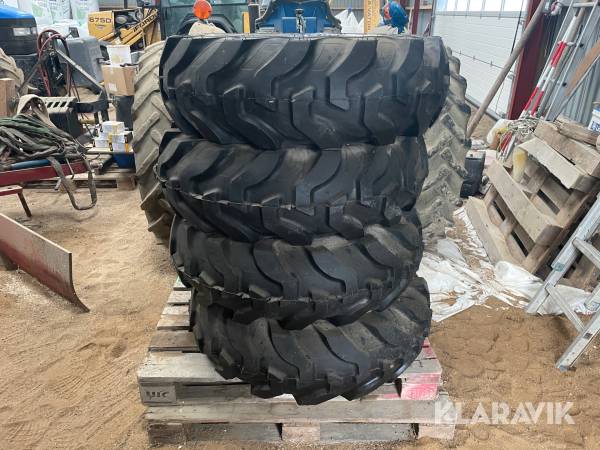 Entreprenørdæk Dunlop Stabilia med skum - 4 styk