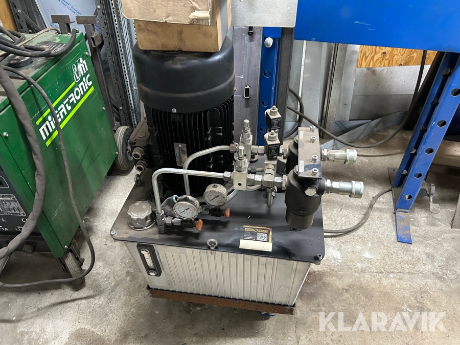 Hydraulikstation Hydro med pladebukker