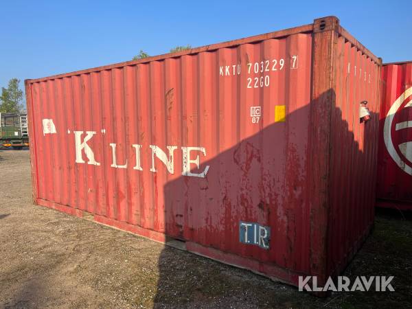 Container 20 Fod M Låsebom