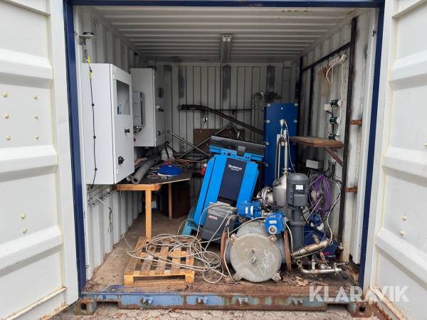 Oliefyr og Veksler inklusiv Container