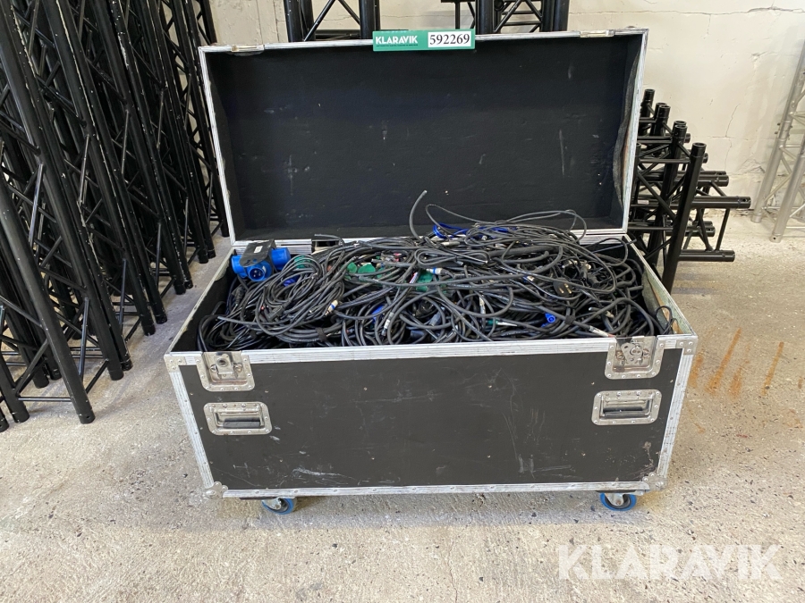 Kasse med lot. Til lys og lyd. Lot