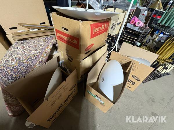 Loftslamper 5 styks