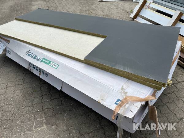 Isolering ROCKFON VERTIQ BLACK 30 m2
