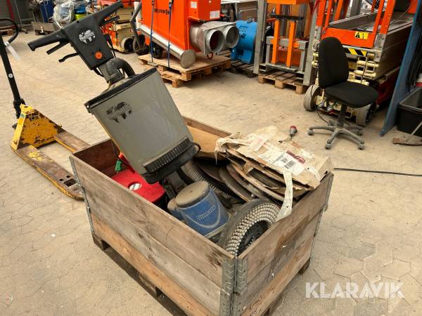 Rondelsliber med tilbehør Numatic