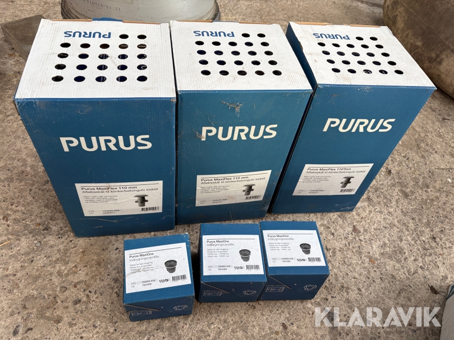 Diverse afløb Purus