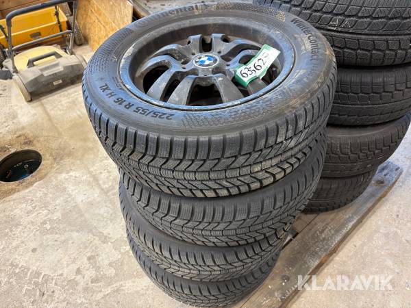 Dæk og fælge Continental/BMW 225/55 R 16 - 4 styks
