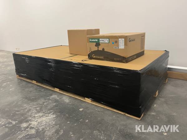 Solcelleanlæg med inverter Growatt 6000TL3-S
