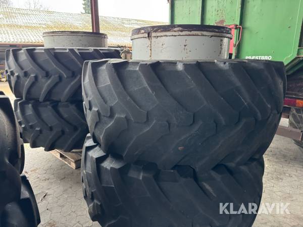 Tvillingehjul Pirelli TM900 for og bag 4 styk