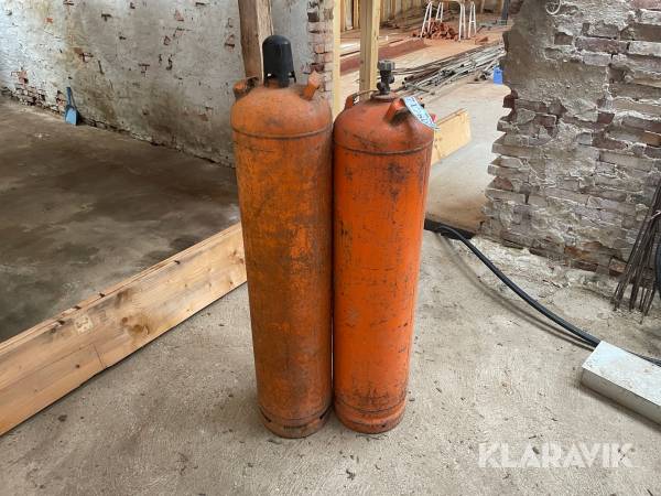 Gasflasker 2 styk