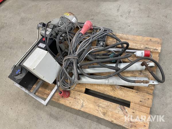 Hydraulik station Hydra grene VO1 med stempler