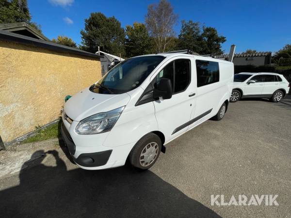 Varebil Mandskabs-/Materielkørsel Ford Transit custom 2.2 Tdci