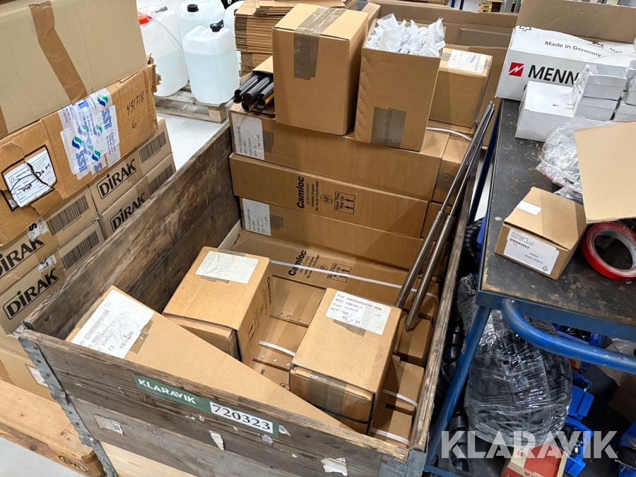 Gasdæmpere ca. 30 Kasser