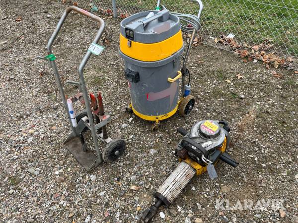 Nedbrydninghammer Wacker Neuson Breaker BH 65 samt støvsuger