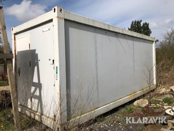 Container + indretning og sanitet