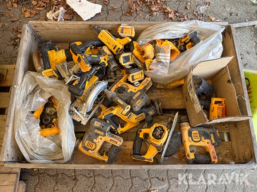 Håndværktøj blandet lot