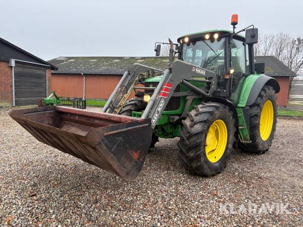 Traktor John Deere 6230 - Med frontlæsser