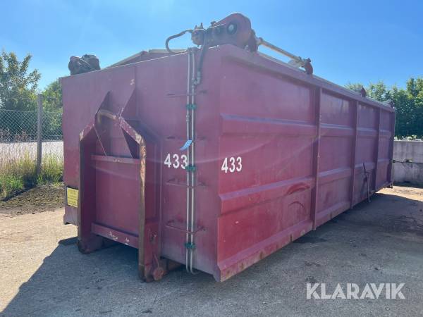 Korncontainer 433 med hydraulisk låg
