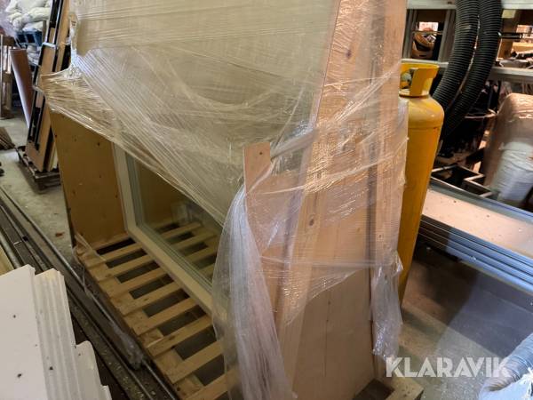 Vindue Rationel R9010 træ/alu 3-lags lysglas fastparti