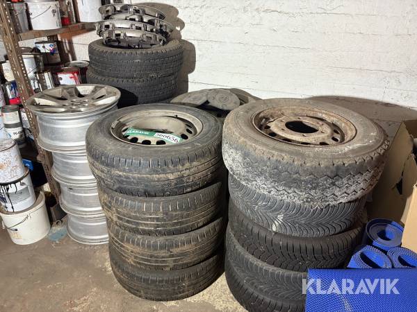 Blandet lot dæk Hankook, Michelin, kleber, BMW, Toyota