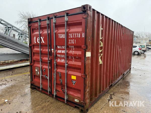 20 fod container Textainer DC20/101