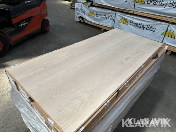 Gulv Moland Oak Cork Plank Northern White - 104,64m2
