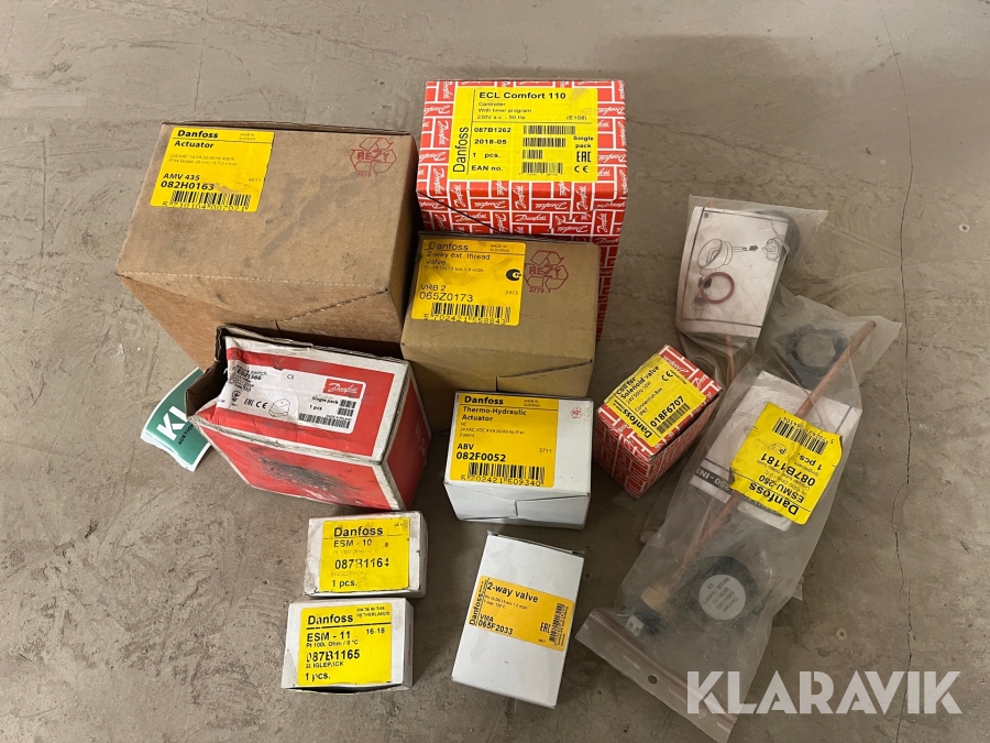 Ventiler og følere Danfoss Ass overskud