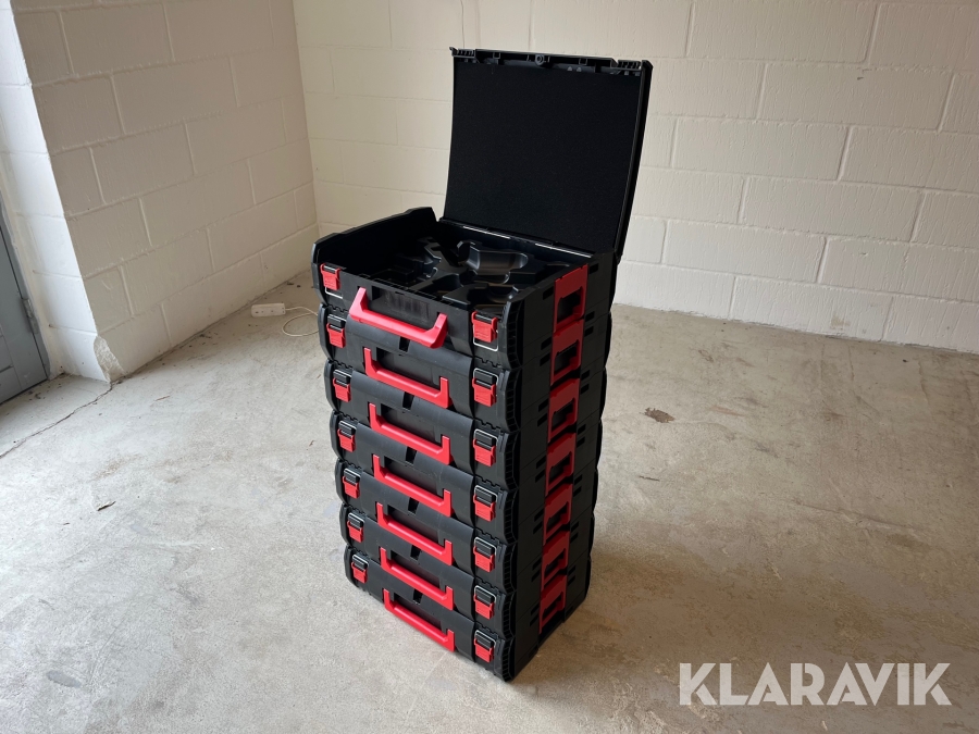 Kasser til elværktøj Milwaukee 7 stk